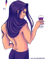 damien holding a glass of wine
